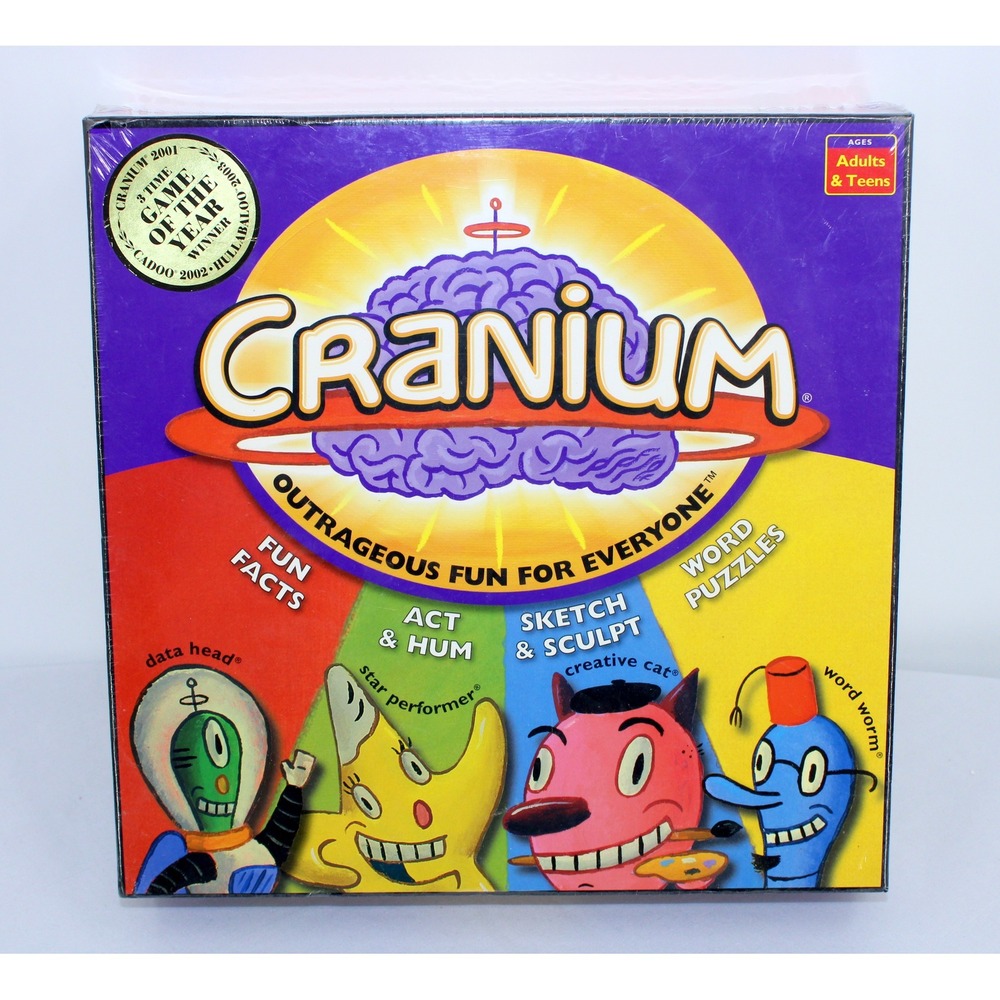 Cranium The Game Of Board Party Game Adults Teens 2001 2002 2006 Winner